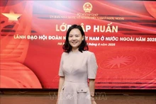 Tran Ha My, directora de la Vineu en Francia y presidenta de la VYBE. (Foto: VNA)