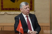 Dmitry Georgievich Novikov, primer vicepresidente del Comité Ejecutivo Central del Partido Comunista de la Federación Rusa. (Foto: Nhan Dan)
