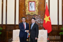 El presidente vietnamita, Luong Cuong, recibe a Ito Naoki, embajador de Japón en el país. (Foto: Nhan Dan)