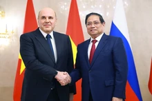 [Foto] Premier vietnamita mantiene conversaciones con su homólogo de Rusia