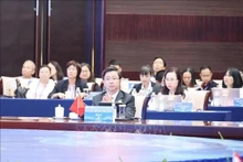El viceministro vietnamita de Ciencia y Tecnología, Bui Hoang Phuong, en el evento. (Foto: VNA)