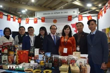 Representantes vietnamitas en ExpoCafé 2025, (Foto: VNA)