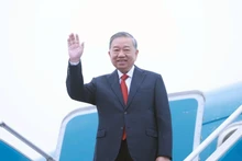 El secretario general del Partido Comunista de Vietnam, To Lam, parte de Hanói para realizar una visita de Estado a Laos. Foto: VNA