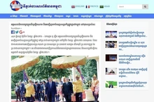 Un artículo publicado en el diario Kampuchea Thmey Daily (Foto: VNA)