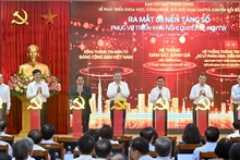 [Foto] Líder partidista vietnamita asiste a lanzamiento de tres plataformas digitales para implementación de Resolución 57-NQ/TW