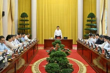 El presidente de Vietnam, Luong Cuong, habla en la cita (Foto: Nhan Dan)