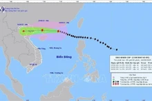 Ragasa se debilita pero mantiene alerta por lluvias en norte de Vietnam. (Foto: VNA)