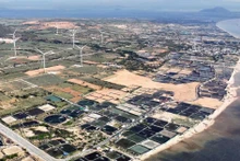 Obra de construcción del proyecto de la central nuclear Ninh Thuan 1 (Foto: VNA)