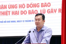 Phan Hong An, vicepresidente del Comité del FPV de Ciudad Ho Chi Minh, interviene en la cita (Foto: VNA)