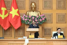 [Foto] Premier vietnamita preside reunión para revisar progreso de “Campaña Quang Trung”