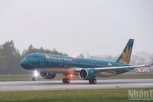Avión de Vietnam Airlines. (Foto: Nhan Dan)