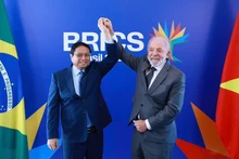 [Foto] Premier vietnamita se réune con presidente de Brasil