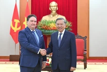 [Foto] Líder del PCV recibe a embajador de Estados Unidos en Vietnam