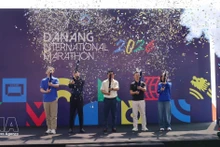 El Maratón Internacional de Da Nang 2026 atrae a casi nueve mil corredores. (Foto: VNA)