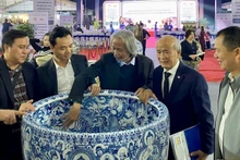 En la exposición se muestran muchos productos tradicionales únicos.
