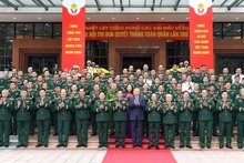 El secretario general del Partido Comunista de Vietnam, To Lam, asiste hoy al XI Congreso Nacional de Emulación Patriótica en todo el Ejército en el período 2020 – 2025. (Foto: Nhan Dan)