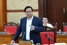 El primer ministro de Vietnam, Pham Minh Chinh, preside la cita (Foto: Nhan Dan)