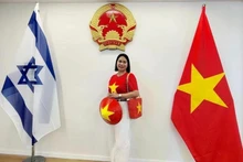 Truong Thi Hong, presidenta de la Asociación de Vietnamitas en Israel. (Foto: VNA)