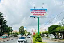 La calle de Tran Huynh, en el barrio de Bac Lieu, provincia de Ca Mau. (Foto: Trong Duy)