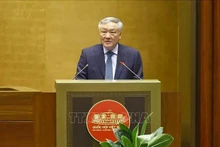 El viceprimer ministro de Vietnam Nguyen Hoa Binh enfatiza la importancia de la creación de un Centro Financiero Internacional en el país (Foto: VNA)