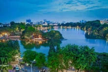 El lago de Hoan Kiem. (Foto: VNA)
