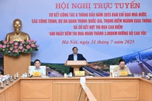 [Foto] Premier vietnamita preside conferencia para revisar importantes proyectos nacionales