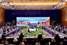 Panorama de la 15ª Reunión de Ministros de Asuntos Exteriores de la Cumbre de Asia Oriental. (Foto: VNA)