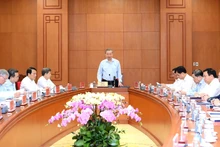 [Foto] Líder partidista vietnamita se reúne con Comisión de Asuntos Internos del Comité Central del PCV