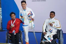 El atleta Do Thanh Hai ganó su segunda medalla de plata en los 200 m libres masculinos. (Foto: VNA)