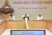 El primer ministro vietnamita, Pham Minh Chinh, en el evento. (Foto: VNA)