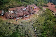 La pagoda Hoa Yen, parte del complejo de monumentos y paisajes Yen Tu en Quang Ninh, fue construida originalmente durante la dinastía Ly (1009-1225) y ha sido restaurada en numerosas ocasiones a lo largo de la historia. (Foto: VNA)