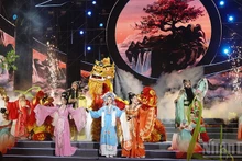 Una actuación artística en la ceremonia inaugural. (Foto: The Anh)