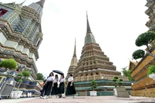 Visitantes en Bangkok, Tailandia. (Foto: Xinhua/VNA)