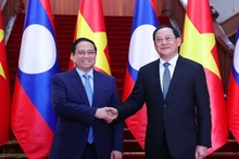 [Foto] Premier vietnamita se reúne con su homólogo de Laos