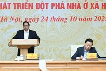 [Foto] Premier vietnamita preside conferencia sobre soluciones específicas para desarrollo de vivienda social