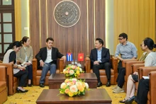 En el encuentro. (Foto: Bao Long)