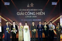 En la ceremonia de lanzamiento de los 20º Premios Cong Hien y la apertura del portal de votación en Ciudad Ho Chi Minh el 5 de marzo. (Foto: VNA)