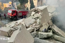 Una casa destruida tras un ataque aéreo israelí en Jbaa, en el sur del Líbano, el 4 de diciembre de 2025. (Foto: Xinhua/VNA)