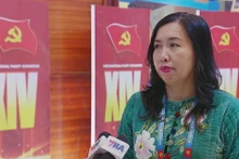 La viceministra de Relaciones Exteriores, Le Thi Thu Hang (Fuente: VNA)
