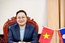 La embajadora laosiana en Hanói, Khamphao Ernthavanh (Foto: VNA)