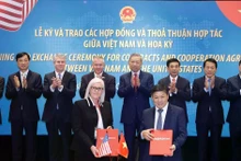 [Foto] Secretario general del PCV presencia la firma de acuerdos Vietnam–EE.UU.