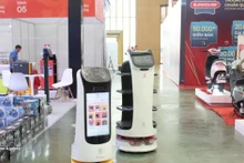 Un robot recepcionista guiará a los visitantes en la Feria de Primavera de 2026. (Fuente: VNA)