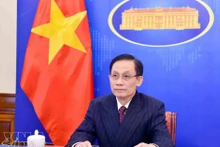 Le Hoai Trung, miembro del Buró Político y ministro de Relaciones Exteriores.