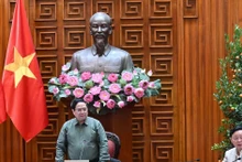 [Foto] Premier de Vietnam urge a construir un nuevo puente sobre el río Lo