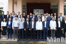 Los delegados a la cita. (Fotografía: Nhan Dan)