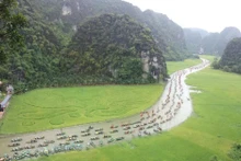 El complejo paisajístico de Trang An. (Fotografía: VNA)