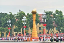 [Foto] Panorama del ensayo final de la ceremonia por 80º aniversario del Día Nacional de Vietnam