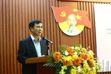 Bui The Duy, viceministro de Ciencia y Tecnología de Vietnam, habla en el evento. (Foto: VGP)