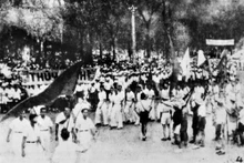 Ciudadanos de Saigón responden al Llamamiento al Levantamiento general del Comité Central del Partido y del Presidente Ho Chi Minh. (Foto: Archivo de VNA)