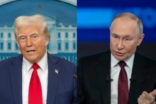 El presidente de Estados Unidos, Donald Trump, y su homólogo de Rusia, Vladimir Putin. (Foto: Xinhua/VNA)